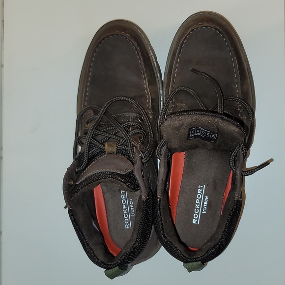 Rockport sz 8 brown leather boot - Picture 12 of 12